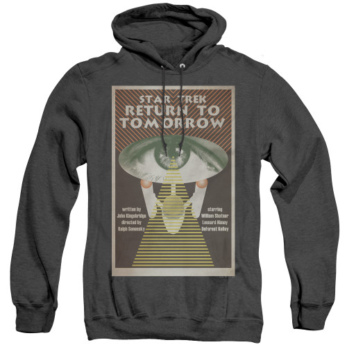 Image for Star Trek Juan Ortiz Episode Poster Heather Hoodie - Ep. 49 Return to Tomorrow on Black