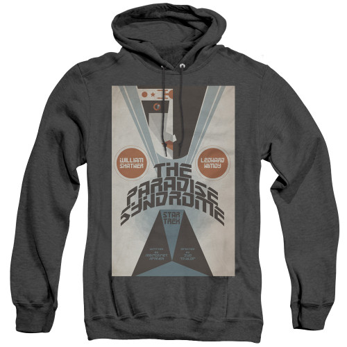 Image for Star Trek Juan Ortiz Episode Poster Heather Hoodie - Ep. 58 the Paradise Syndrome on Black