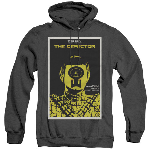 Image for Star Trek the Next Generation Juan Ortiz Episode Poster Heather Hoodie - Season 3 Ep. 10 the Defector on Black