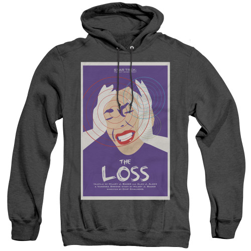 Image for Star Trek the Next Generation Juan Ortiz Episode Poster Heather Hoodie - Season 4 Ep. 10 the Loss on Black