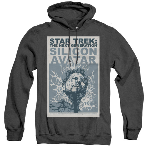 Image for Star Trek the Next Generation Juan Ortiz Episode Poster Heather Hoodie - Season 5 Ep. 4 Silicon Avatar on Black