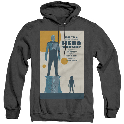 Image for Star Trek the Next Generation Juan Ortiz Episode Poster Heather Hoodie - Season 5 Ep. 11 Hero Worship on Black