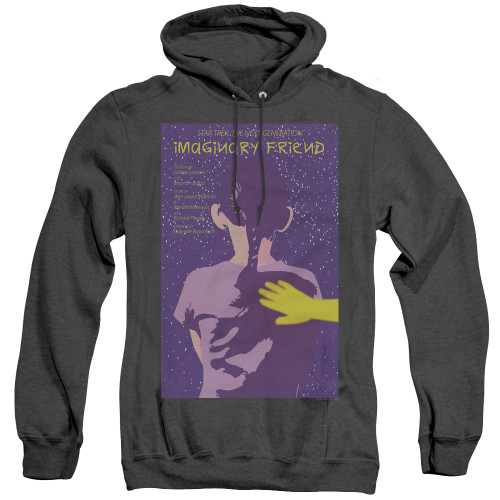 Image for Star Trek the Next Generation Juan Ortiz Episode Poster Heather Hoodie - Season 5 Ep. 22 Imaginary Friend on Black