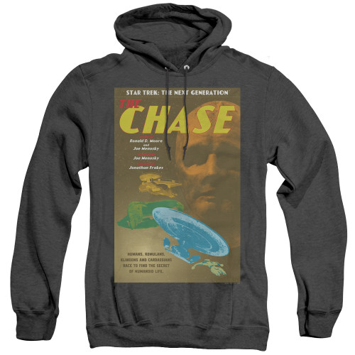 Image for Star Trek the Next Generation Juan Ortiz Episode Poster Heather Hoodie - Season 6 Ep. 20 the Chase on Black