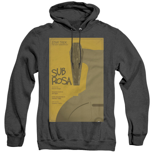 Image for Star Trek the Next Generation Juan Ortiz Episode Poster Heather Hoodie - Season 7 Ep. 14 Homeward on Black