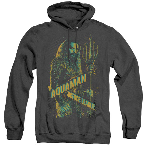 Image for Justice League Movie Heather Hoodie - Aquaman