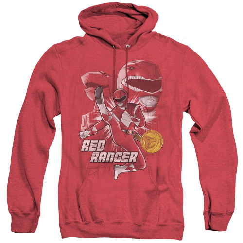Image for Mighty Morphin Power Rangers Heather Hoodie - Red Ranger