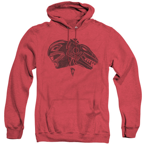 Image for Mighty Morphin Power Rangers Heather Hoodie - Red