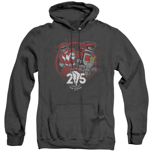 Image for Mighty Morphin Power Rangers Heather Hoodie - Red 25