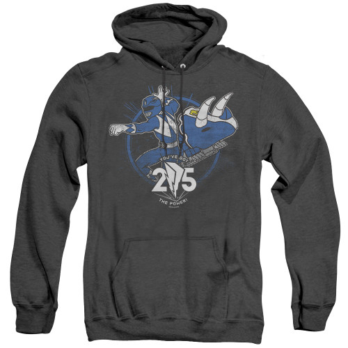 Image for Mighty Morphin Power Rangers Heather Hoodie - Blue 25