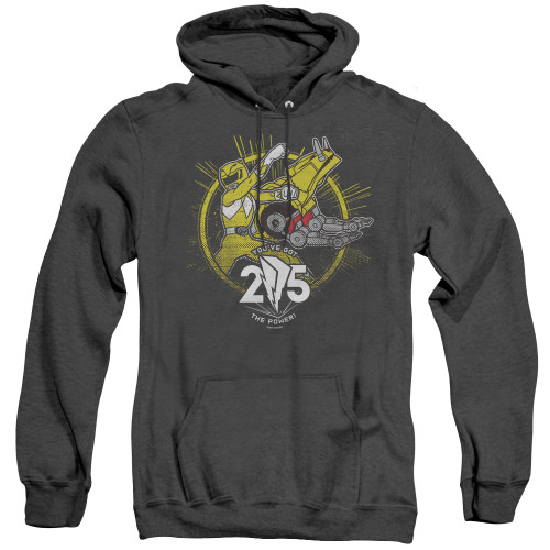 Image for Mighty Morphin Power Rangers Heather Hoodie - Yellow 25