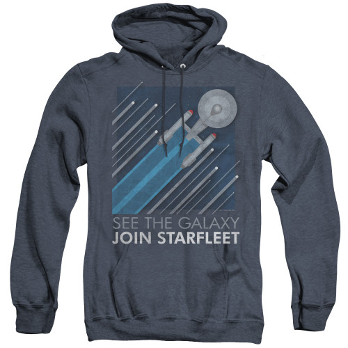 Image for Star Trek Heather Hoodie - See the Galaxy Join Starfleet