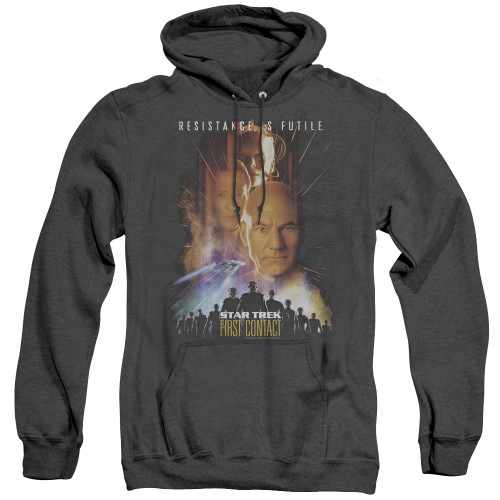 Image for Star Trek Heather Hoodie - First Contact