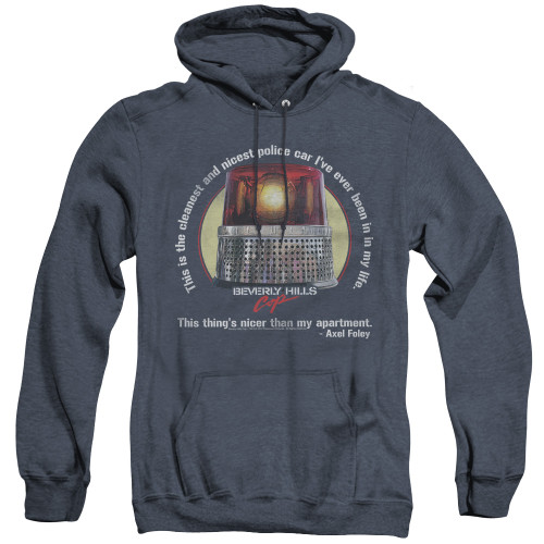 Image for Beverly Hills Cop Heather Hoodie - Nicest Police Car