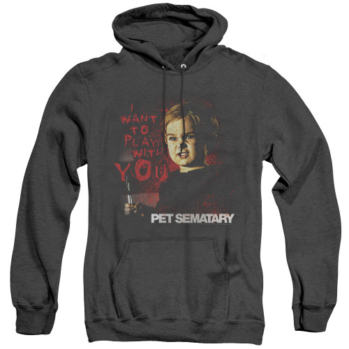 Image for Pet Sematary Heather Hoodie - I Want to Play