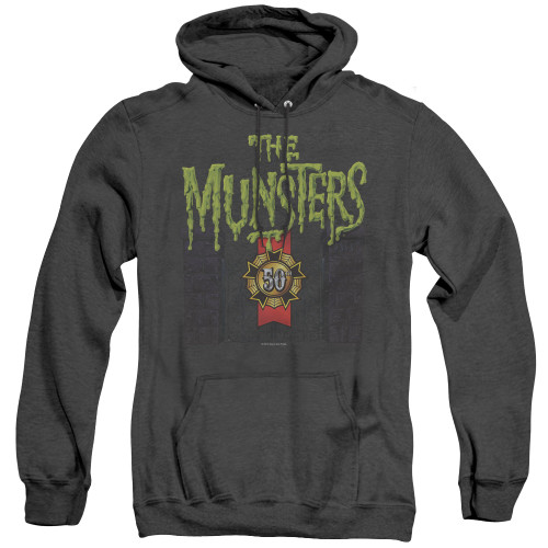 Image for The Munsters Heather Hoodie - 50 Year Logo