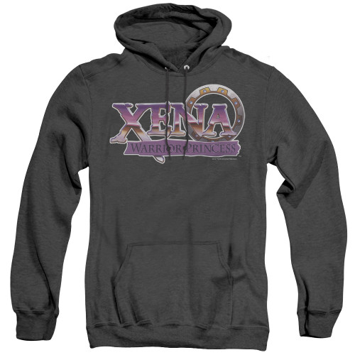 Image for Xena Warrior Princess Heather Hoodie - Logo