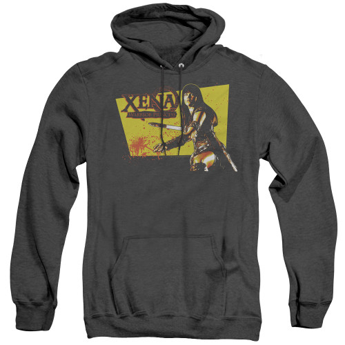 Image for Xena Warrior Princess Heather Hoodie - Cut Up