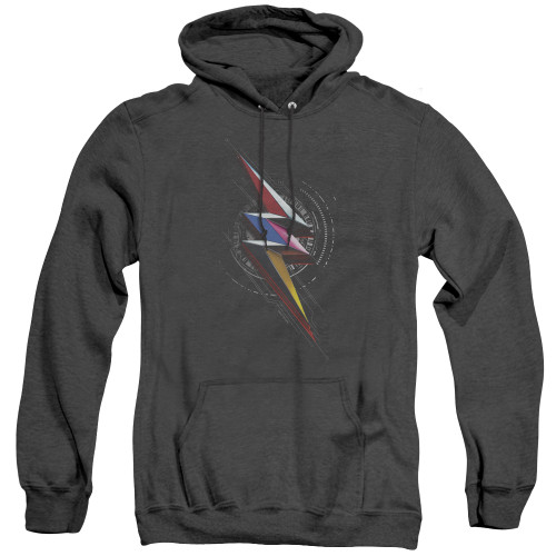 Image for Mighty Morphin Power Rangers Heather Hoodie - Bolg Sigil