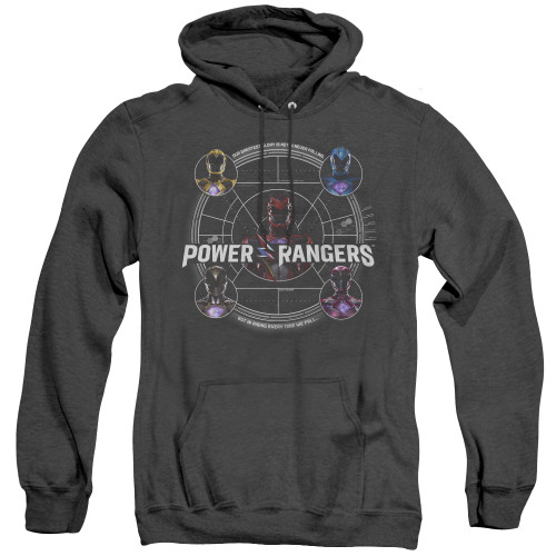 Image for Mighty Morphin Power Rangers Heather Hoodie - Greatest Glory