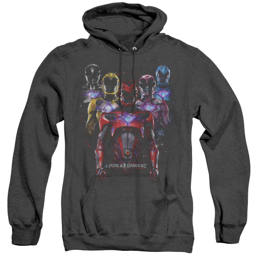 Image for Mighty Morphin Power Rangers Heather Hoodie - Team of Rangers