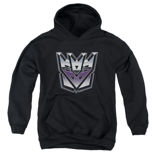 Image for Transformers Youth Hoodie - Decepticon Airbrush Logo
