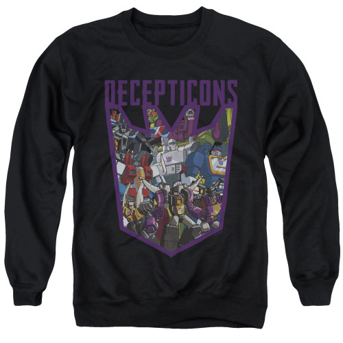 Image for Transformers Crewneck - Decepticon Collage