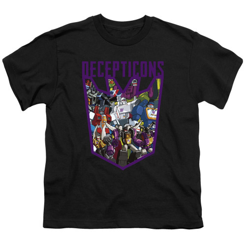 Image for Transformers Youth T-Shirt - Decepticon Collage