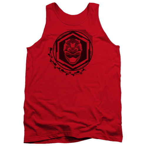 Image for Power Rangers Tank Top - Beast Morphers Red Ranger Icon