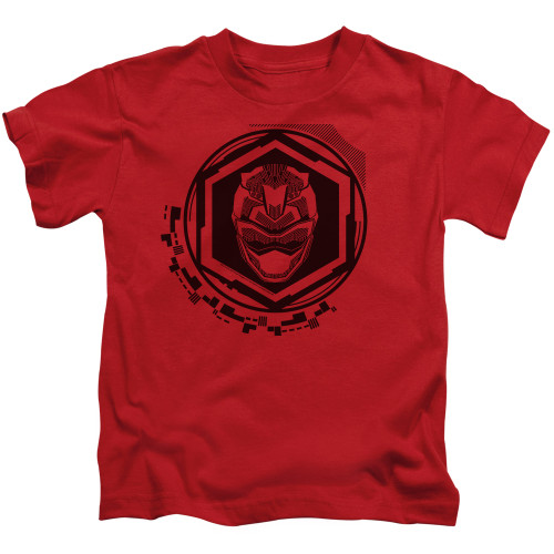 Image for Power Rangers Kids T-Shirt - Beast Morphers Red Ranger Icon