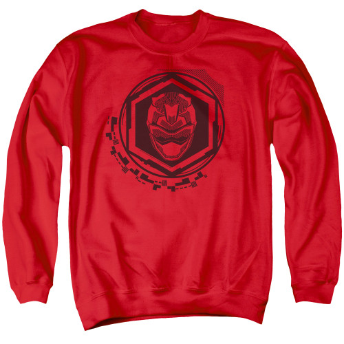 Image for Mighty Morphin Power Rangers Crewneck - Beast Morphers Red Ranger Icon