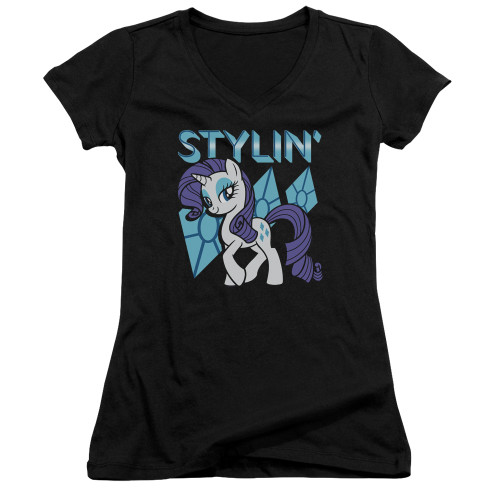 Image for My Little Pony Girls V Neck T-Shirt - Friendship is Magic Stylin'