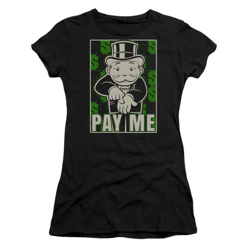 Image for Monopoly Girls T-Shirt - Pay Me