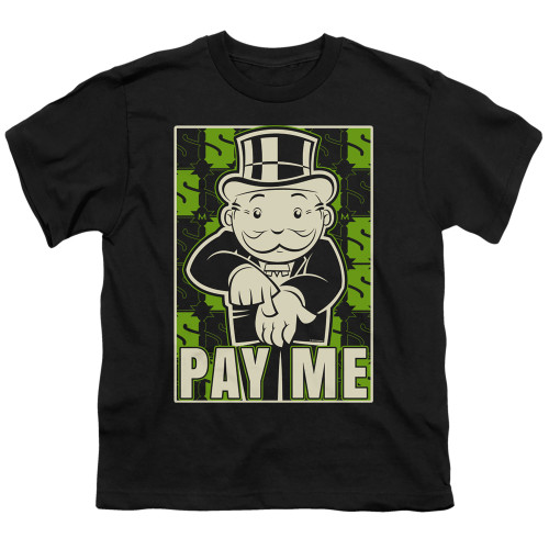 Image for Monopoly Youth T-Shirt - Pay Me