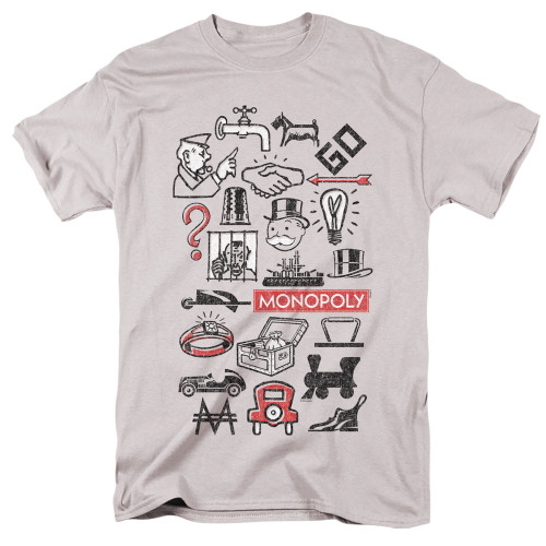 Image for Monopoly T-Shirt - Icons