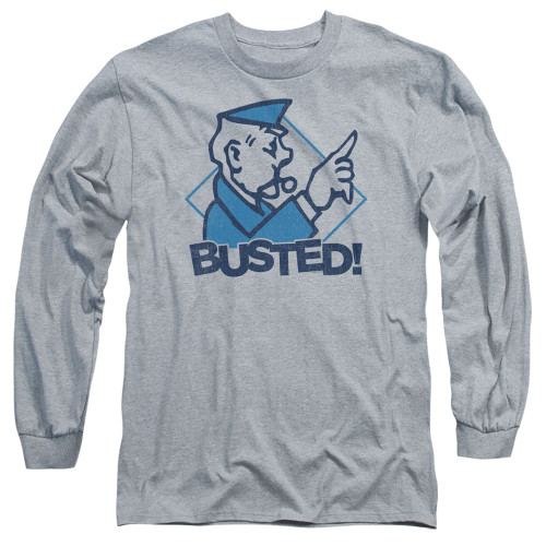 Image for Monopoly Long Sleeve T-Shirt - Busted