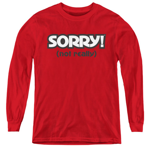 Image for Sorry Youth Long Sleeve T-Shirt - Not Really