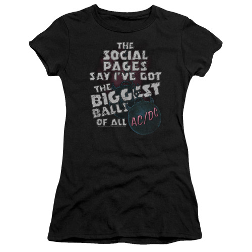 Image for AC/DC Girls T-Shirt - Big Balls