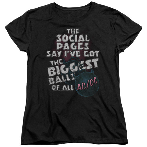 Image for AC/DC Woman's T-Shirt - Big Balls