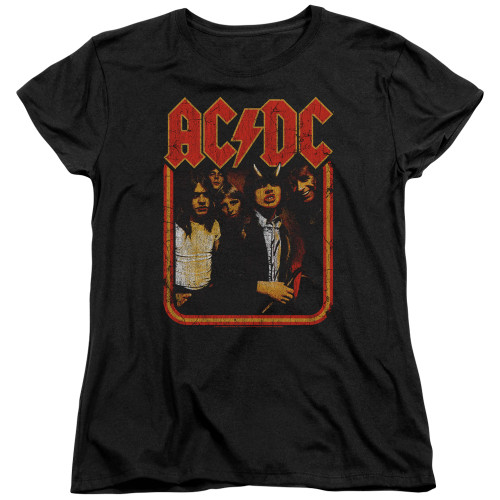 Image for AC/DC Woman's T-Shirt - Group Distressed