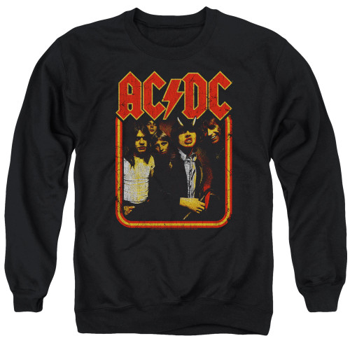 Image for AC/DC Crewneck - Group Distressed