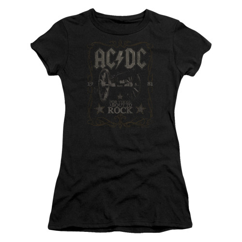 Image for AC/DC Girls T-Shirt - Rock Label
