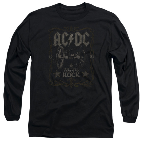 Image for AC/DC Long Sleeve T-Shirt - Rock Label