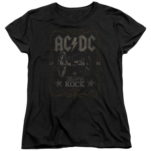 Image for AC/DC Woman's T-Shirt - Rock Label