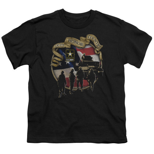Image for U.S. Army Youth T-Shirt - Duty Honor Country