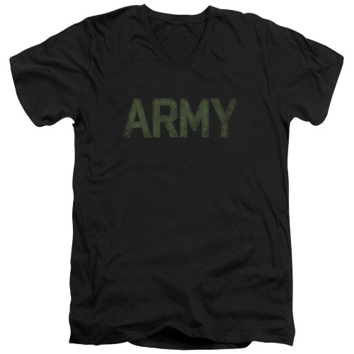 Image for U.S. Army V Neck T-Shirt - Type Logo