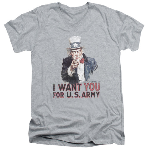 Image for U.S. Army V Neck T-Shirt - I Want You