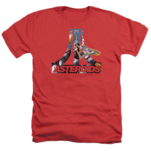 Image for Atari Heather T-Shirt - Asteroids Atari