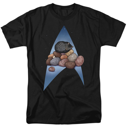 Image for Star Trek Cats T-Shirt - Five Year Nap