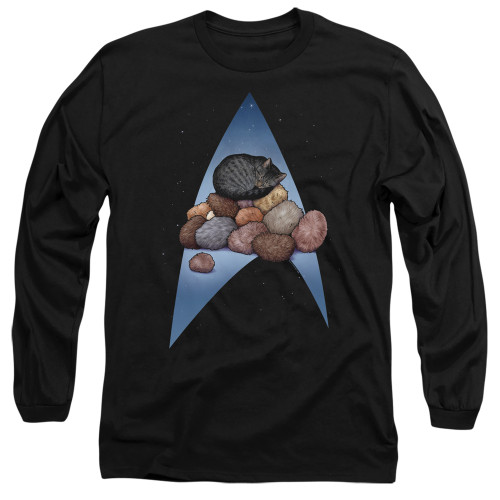 Image for Star Trek Cats Long Sleeve T-Shirt - Five Year Nap